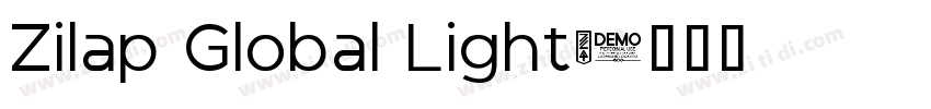 Zilap Global Light字体转换